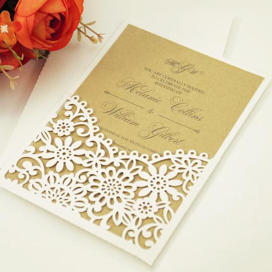 Lace Card Cutting Die Carbon Steel Flower Greeting DIY Mold Scrapbook Mould