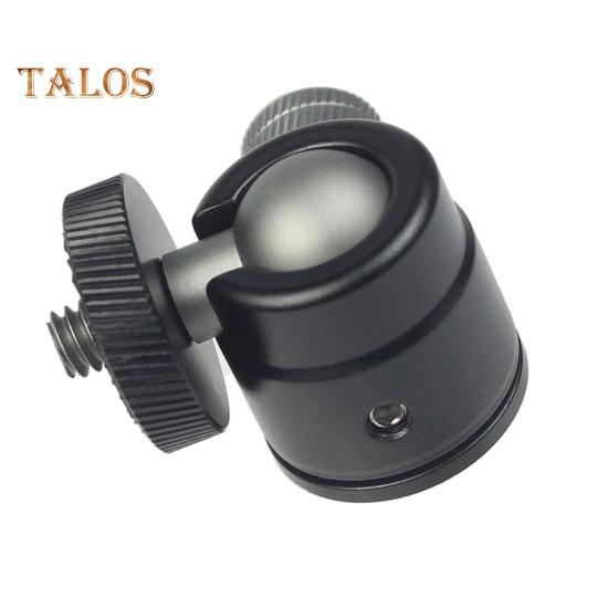 Mini Ball Head for GoPro for Osmo 360 Degree Rotatable Aluminum Alloy 1/4 Screw LED Video Light Cell Phone DSLR Camera Monopod Tripod Head Mount