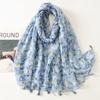 Autumn Fashion Aztec Geometric Tassel Viscose Shawl Scarf Lady High Quality Wrap Pashmina Stole Bufandas Muslim Hijab Sjaal