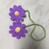 Handmade Flower Ornament Realistic Easy To Hang Car Rear View Mirror Hanging Charm Automotive Interior Ornament