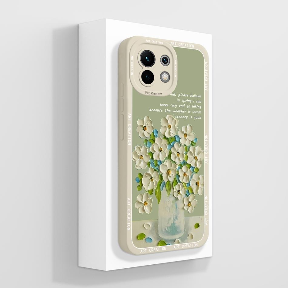 

For Xiaomi Mi 11 Lite 5G NE Case Mi 11 Youth Phone Cases Elegant Back Cover For Xiaomi 11 Lite Mi11 Soft Liquid Silicone Funda Xiaomi 11 Lite