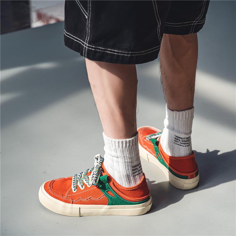 Summer New Men's Canvas Slippers Couple Women's Shoes Summer Breathable Season Comfortable Sneaker Breathable Comfortablely