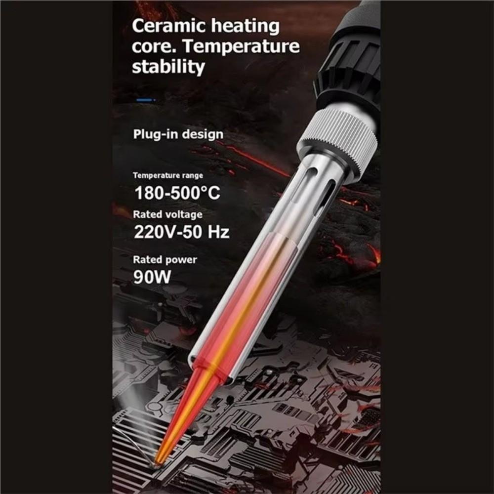 EU/US/UK Plug Digital Display Soldering Iron 90W Soldering Iron Pen DIY Projects