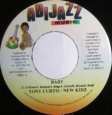 7-Zoll Schallplatte TONY CURTIS / NEW KIDZ - Baby NONE Abijazz Music 2003 Jamaika Reggae, Ska & Dub Gebraucht