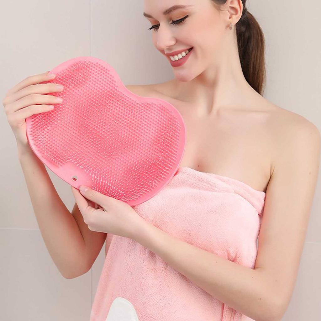 - Shower Foot Massager - Exfoliating Pads To Promote Blood Circulation, Bathroom Accessories