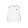 Ss23 Ea7 Serie Buchstabenlogo-Print Rundhals Langarm Sweatshirt Herren sweatshirt Weiß 3RPM08-PJ05Z-1100