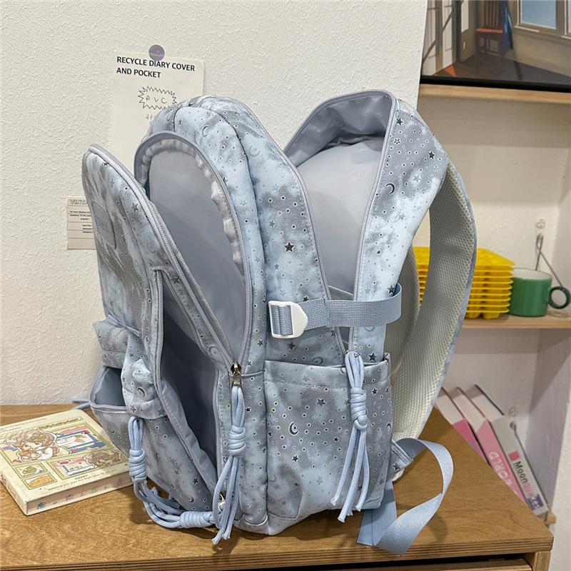 Student Schoolbag Women's Tie-Dye Large Capacity Backpack