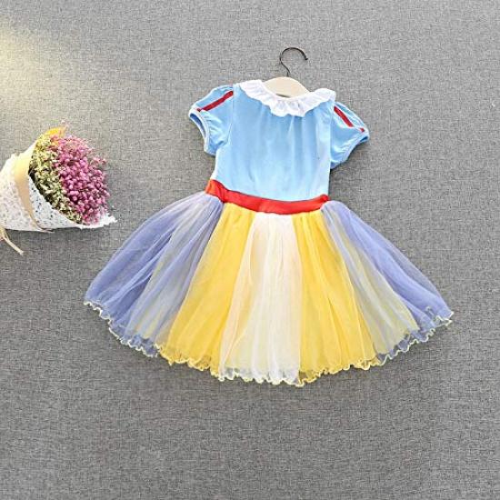 Fusta din tul pastel și curcubeu este atât de drăguță Rochie de Prințesă Rochie Costum Cosplay Costum Ariel Albă ca Zăpada Rochie Alice Mica Sirenă Halloween Disney