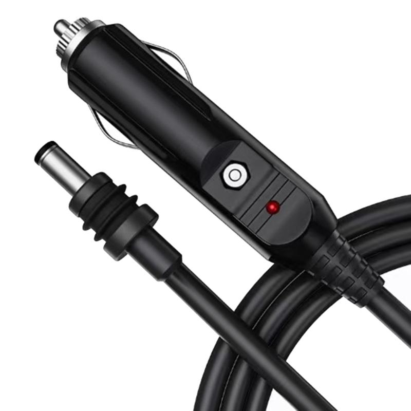 DC12V Car Charging Adapter Cable For MINI Satellite and Other Devices Durability Designing Power Cable