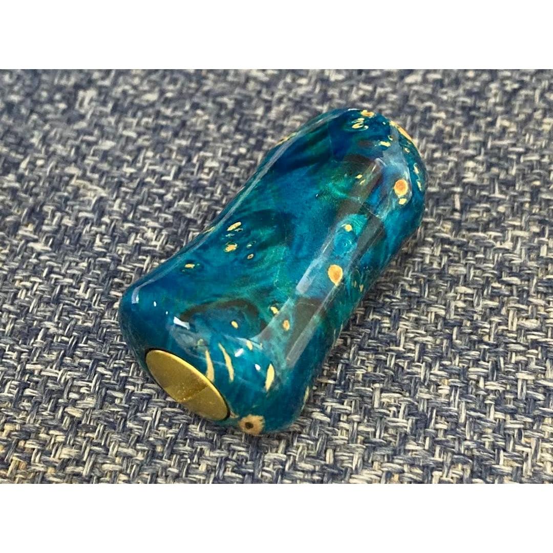 Used Stabilized wood knob made by Watarase Resin Kobo, left for Shimano, normal painting