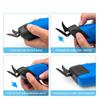 Electric Cloth Cutting Shears Handheld Cordless Tailor Scissors Portable USB Rechargeable Lithium Carpet Cardboard Leather Cutter