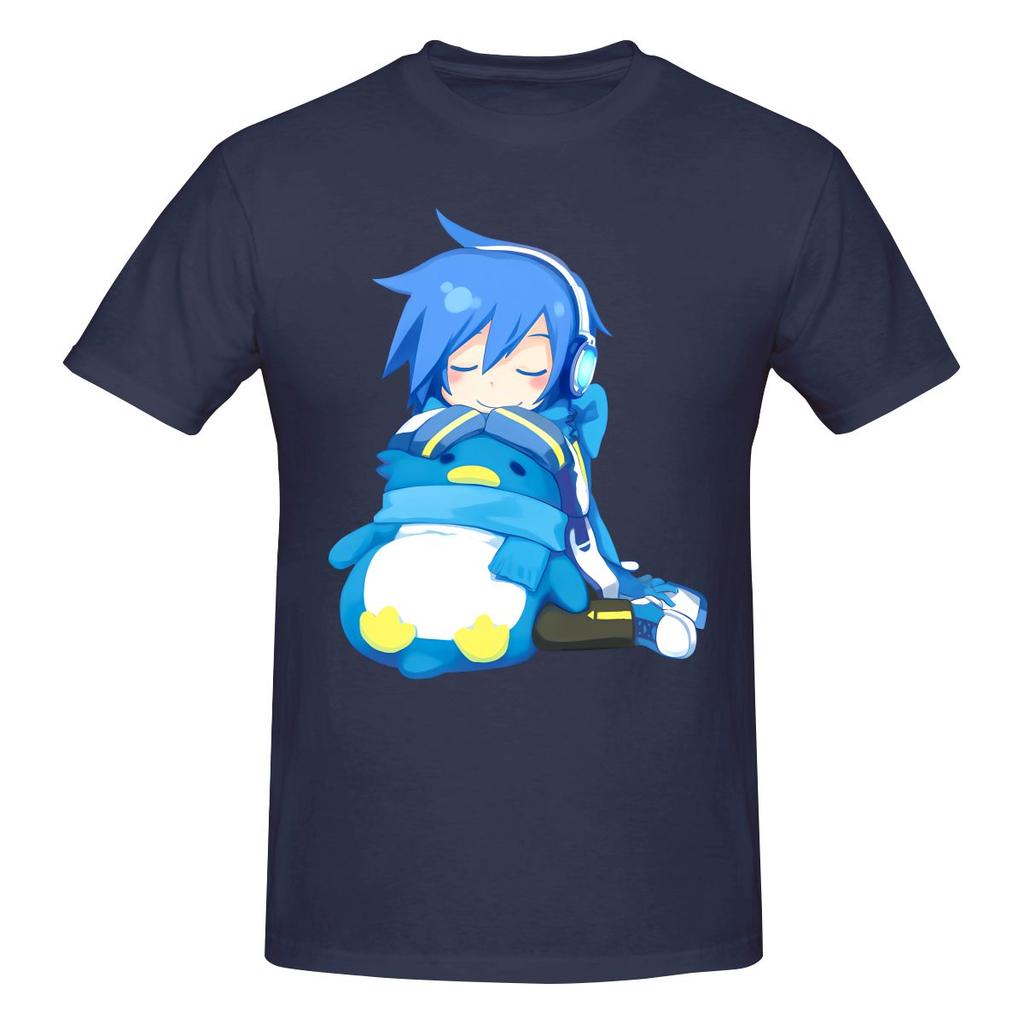 Divertente Vocaloid Kaito Unisex T-shirt Stampata T-shirt Unisex Design della Città