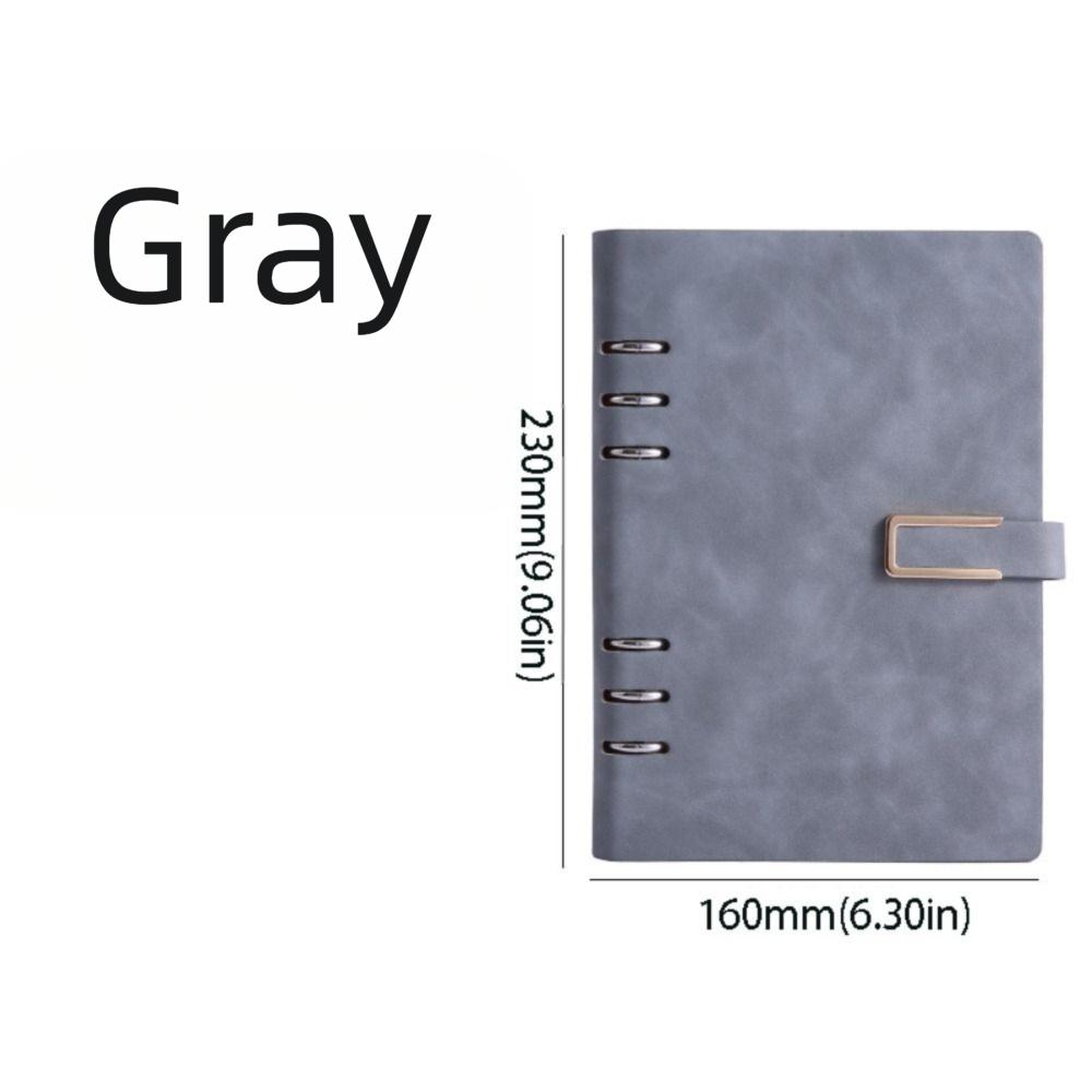 200 Pages Loose Leaf Notebook 100 Sheets Retro Notebook Journal PU Hardcover Notebook  Student