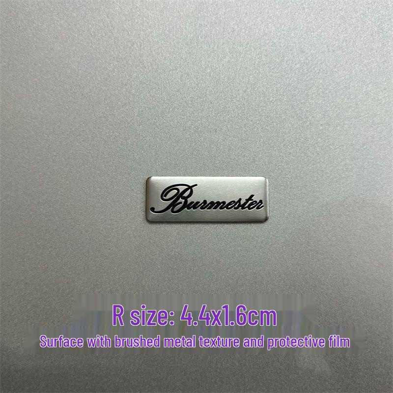 Dekorative Metallaufkleber für Auto-Audio-Lautsprecher von Bose, Harman Kardon, JBL.