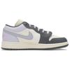 Jordan Air Jordan 1 Low top Vintage Basketball Shoes Unisex Light Purple 553560-152(Team24-)