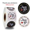 500 ks samolepek s poděkováním, štítků s pečetí, obálek na scrapbooking, samolepek s pečetí