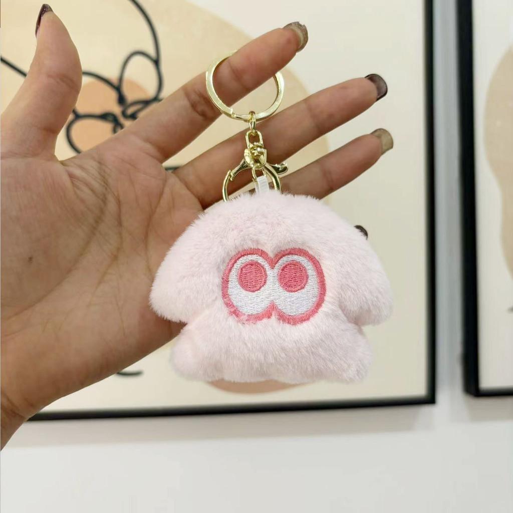 Cute Plush Squid Monster Keychain Adorable Stuffed Animal Bag Charm 8cm
