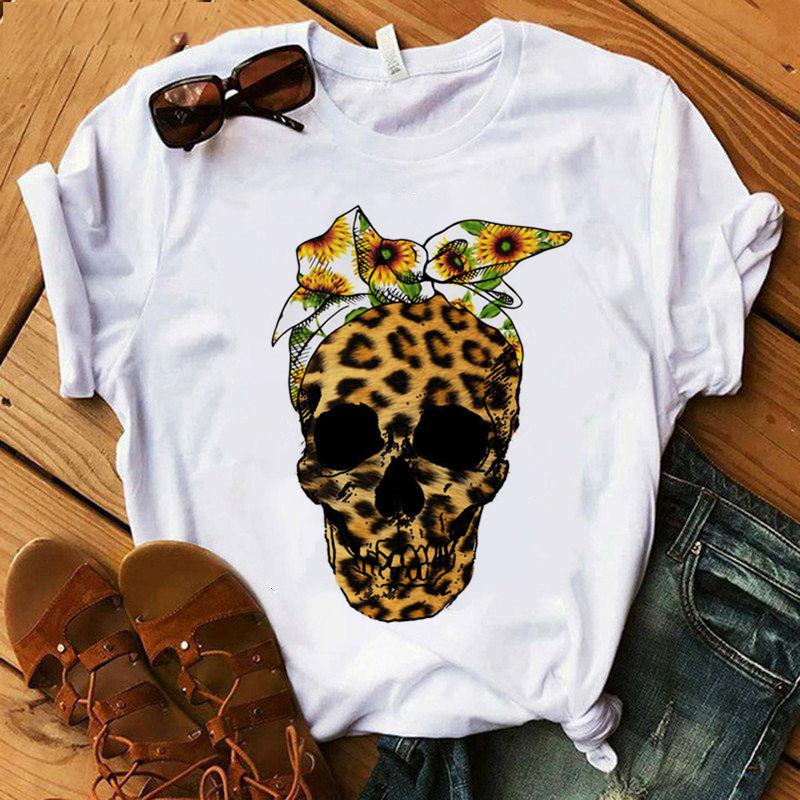 Women Crown Funny Print T Shirt Fashion Summer O Neck 90S Clothes Girl Casual