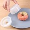 2Pcs Creative Sushi Donut Shape Maker Rice Ball Mold Home Non-Stick Rice Mold