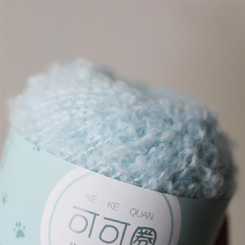 Wool Yarn Soft Smooth for Hand Knitting Circle Thread Crocheted Doll Hair DIY Plush Doll Needlework Knitting DIY Knitted Tool