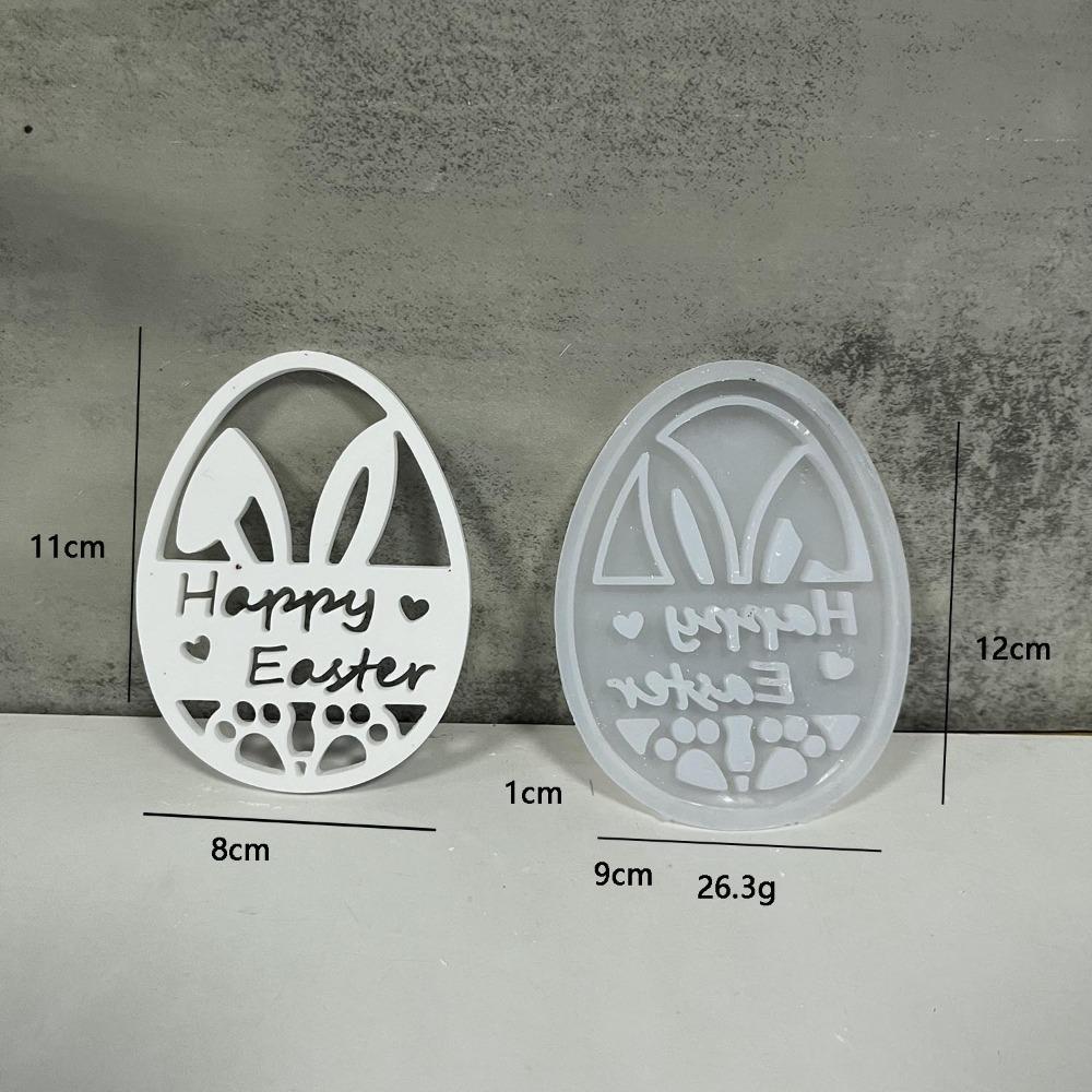 

Силіконова форма для великоднього яйця Кролик Метелик Любов Порожнє великоднє яйце Нова форма кролика 1