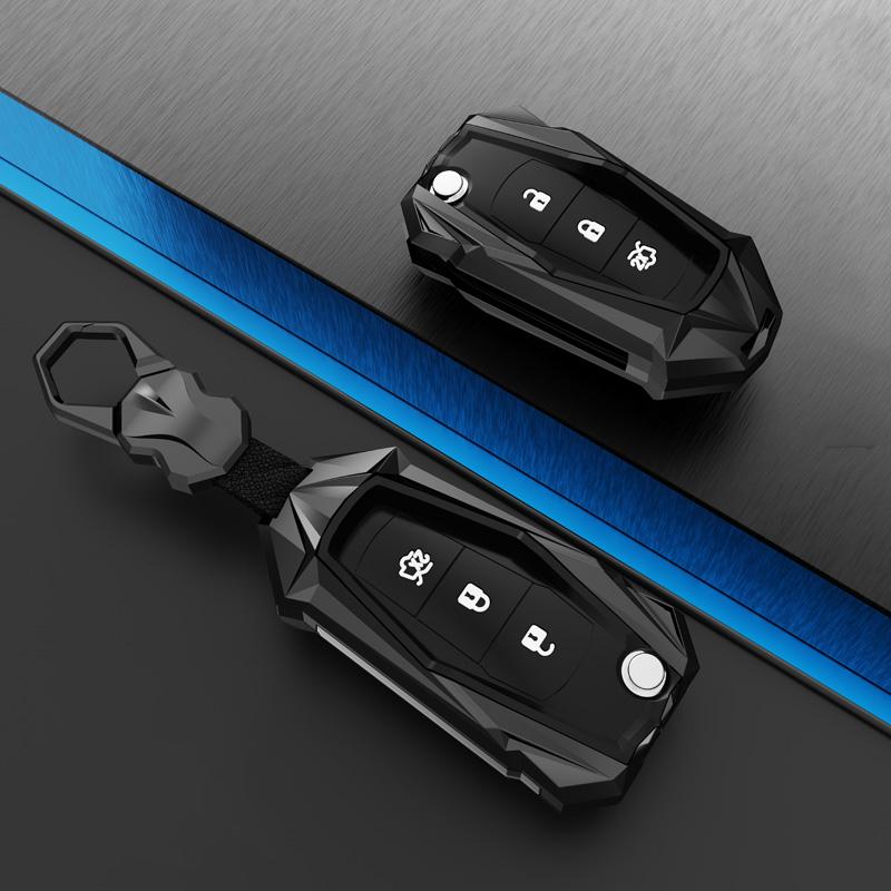 Zinc Alloy Car Remote Key Case Cover Shell For Ford Fusion Fiesta Mondeo Ecosport Kuga Escort Everest Ranger F150 Accessories