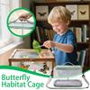 Butterfly Net Cage Ladybugs Net Cage Butterfly Enclosure Foldable Ladybugs Terrarium Bag For Larvae Bee Pollinator Garden