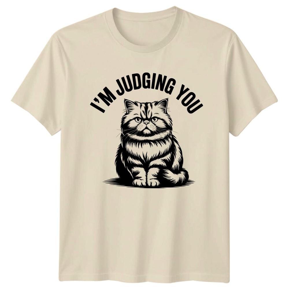Im Judging You TShirt Cat Animal Birthday Gift For Him And Her