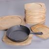 ZISIZ Cast Iron Frying Pan Set
