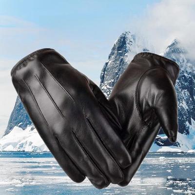 Men's Winter Driving Gloves - Touch Screen, Warm, Thickened, Plus Velvet, Fitness & Cycling.