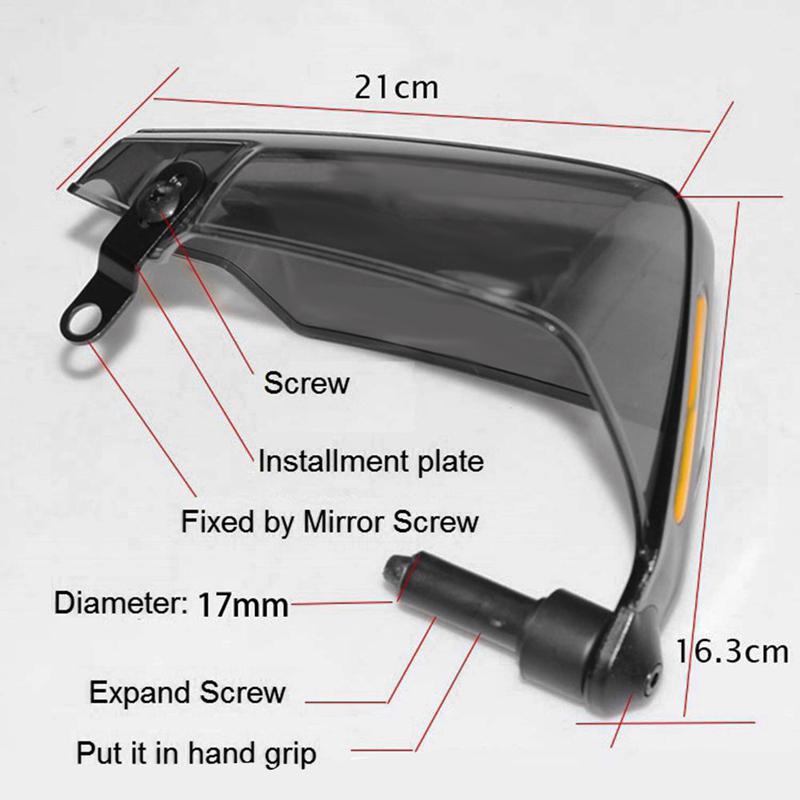 Motorcycle Handguard Shield Windproof Universal Protective For Motorcycle Rear Shock Absorber Xadv 750 Honda Nc750x Beta Rr 50