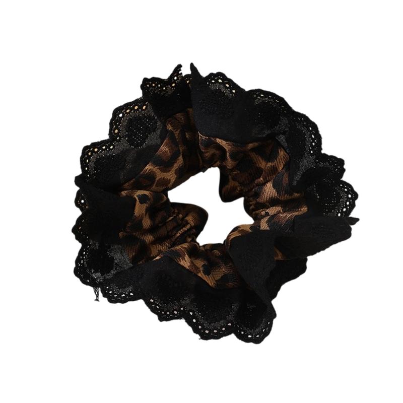 Fashionable Lacy Hair Ties Large Scrunchies for Easy Styling, for Daily Wear and Special Occasion