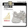 Shoes Autumn and winter thick soles increase height Small versatile and comfortable sports and leisure dad women's shoes