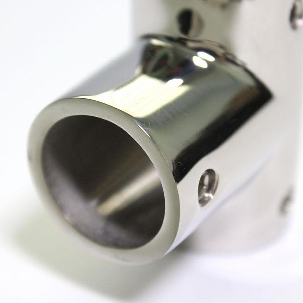 316 Stainless Steel Boats Handrail T/Tee Fitting - Heavry Duty 90 Degree Rail Connector for 22mm Pipe Tubing 3