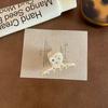 Acetic Acid Colorful Rhinestone Hair Clip Crystal Small Grab Clip Acetate Hairpin  Female