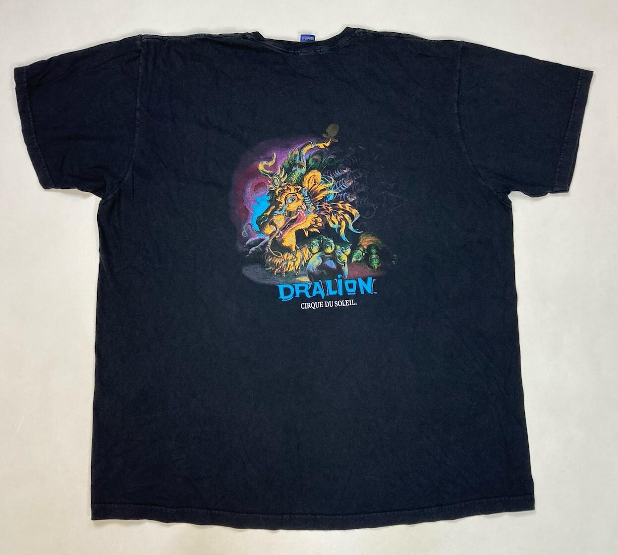 Cirque Du Soleil Dralion Graphic T-shirt Men XL Black Short Sleeve S