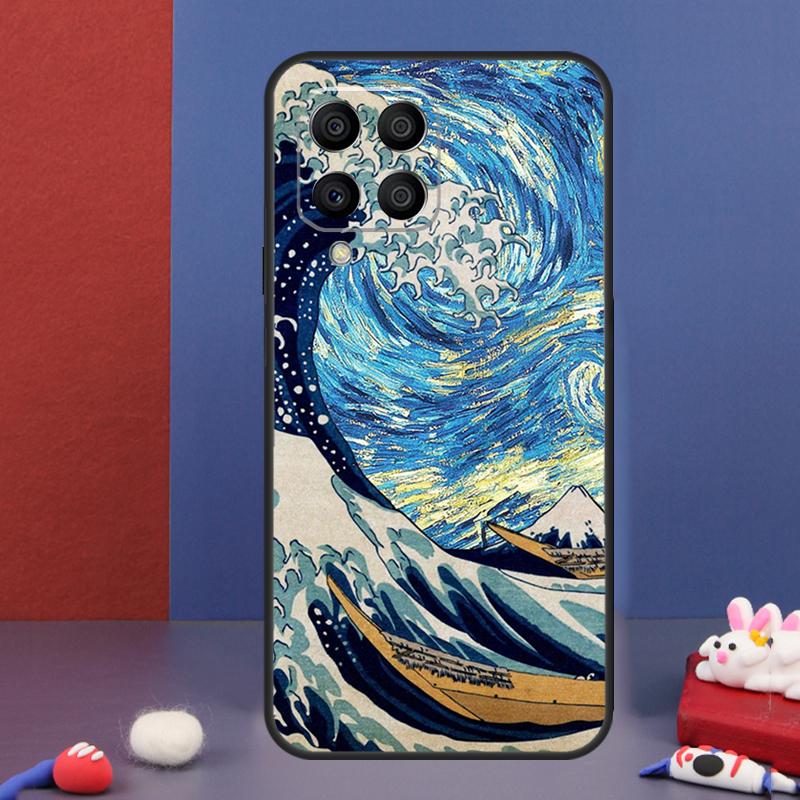Paintings Starry Night Van Gogh Case For Samsung Galaxy M32 M52 M12 M16 M14 M54 M13 M33 M53 M56 M36 M31 M11 M35 M55 M15 M06