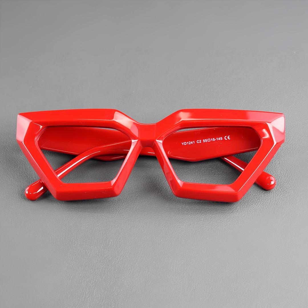 

Cat Eye Eyeglasses Frames for Women Luxury Brand Designer New Fashion Eyeglasses Women Men Acetate Optical Eyewear красный