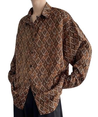 Unifiss Print Aloha košile s a listem Perfektní pro a Ležérní Stylová a tato hladká košile má náprsní kapsu a je ideální pro nebo Lehká