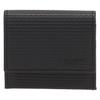 Aquascutum Men's Brixton Genuine Leather Mini Wallet with Coin Purse, Made In Japan, Black (AQW-00431)