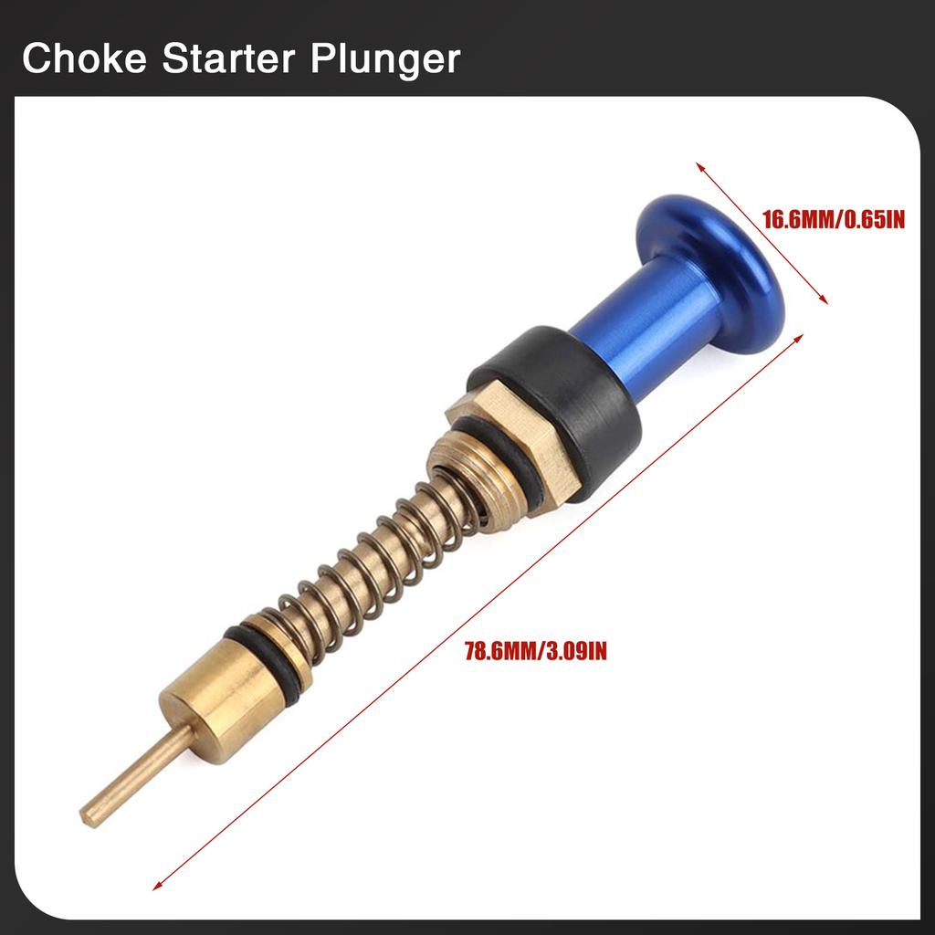 Carburetor Choke Valves Plunger Kit Carburetor Starter Valves For Banshee 350 Blaster 200 Trail Motorcycles