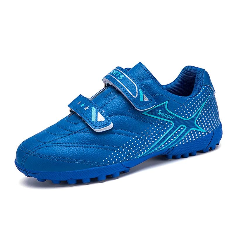 

Children Sneakers Cleats Field Kids Turf Non-Slip Soccer Shoes Girls Top Quality Ultralight Boy Futsal Training Football Boots 30