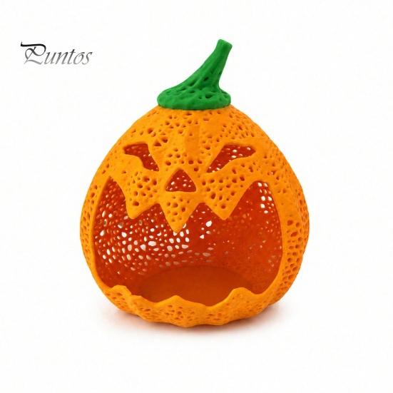 Stable Base Candy Dish for Halloween Hollow Pumpkin Storage Ornament Halloween, Decorative Holder, Creative Festival Atmosphere Desktop Decorations