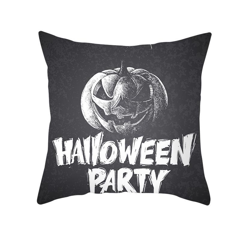 Sofa Cover Pillowcase Car Cushion Throw Home Decor Halloween Skull