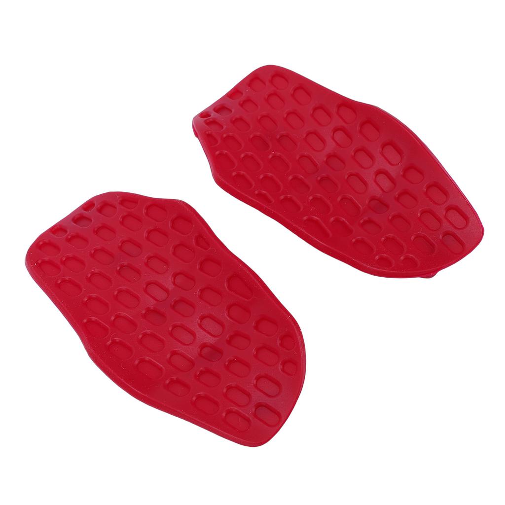 Non Slip Workout Grips Rubber Deadlifts Palm Protectors Pull Up   Ergonomic Finger Sleeve Pads Gym Fitness Gloves for Men Women Training Red