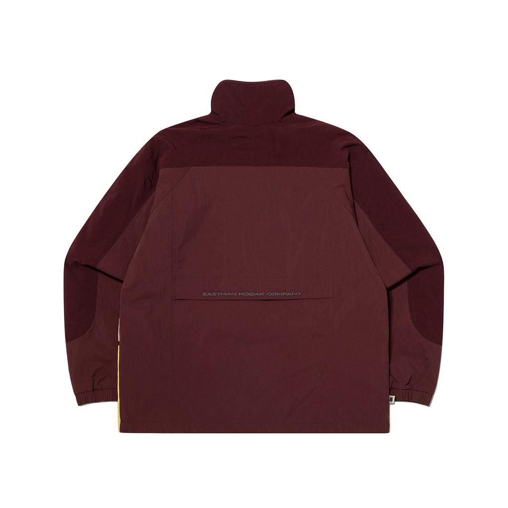 Kodak K-Colorblock Stand Neck Jacket Burgundy