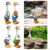Animal Garden Statue Duck Decor Art Decor, Indoor Outdoor Ornament, Resin