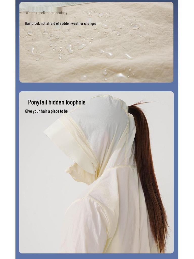 Herren- & Damen UPF50+ Kapuzen-Leichtgewicht-Sonnenschutzjacke - Sommer Bergstil, Anti-UV, Atmungsaktive Oberbekleidung.