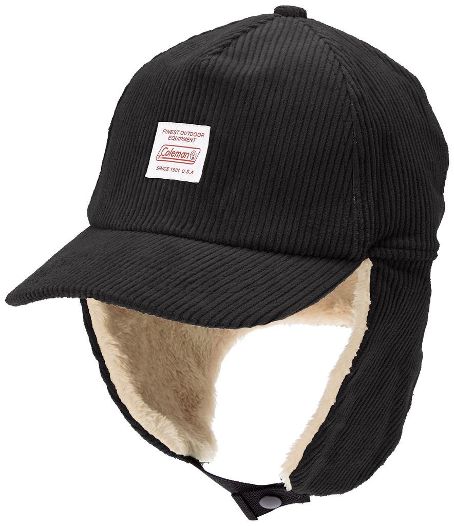 Coleman Flight Cap inches Free Size 381-4011, Black, 21.8-22.2 (57-59 cm),