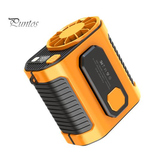 

Персональный поясной вентилятор со светодиодной подсветкой и цифровым дисплеем Мощный воздушный поток Низкий уровень шума Компактный размер Подвесной шейный вентилятор без помощи рук Переносной вентилятор на ремне оранжевый